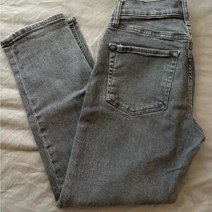 Stylish Washed Black Denim Jeans